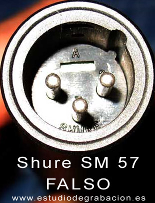Shure SM57 falso vs original